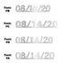 Custom-Fetti Date - 08/14/24 or 08/14/25  Silver