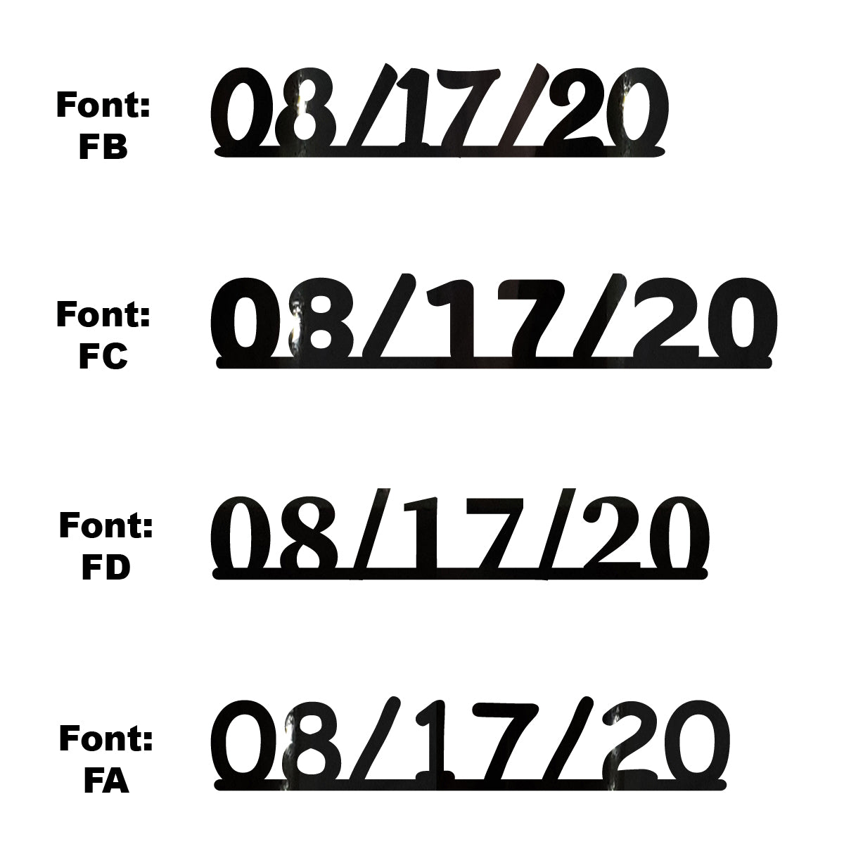 Custom-Fetti Date - 08/17/24 or 08/17/25  Black