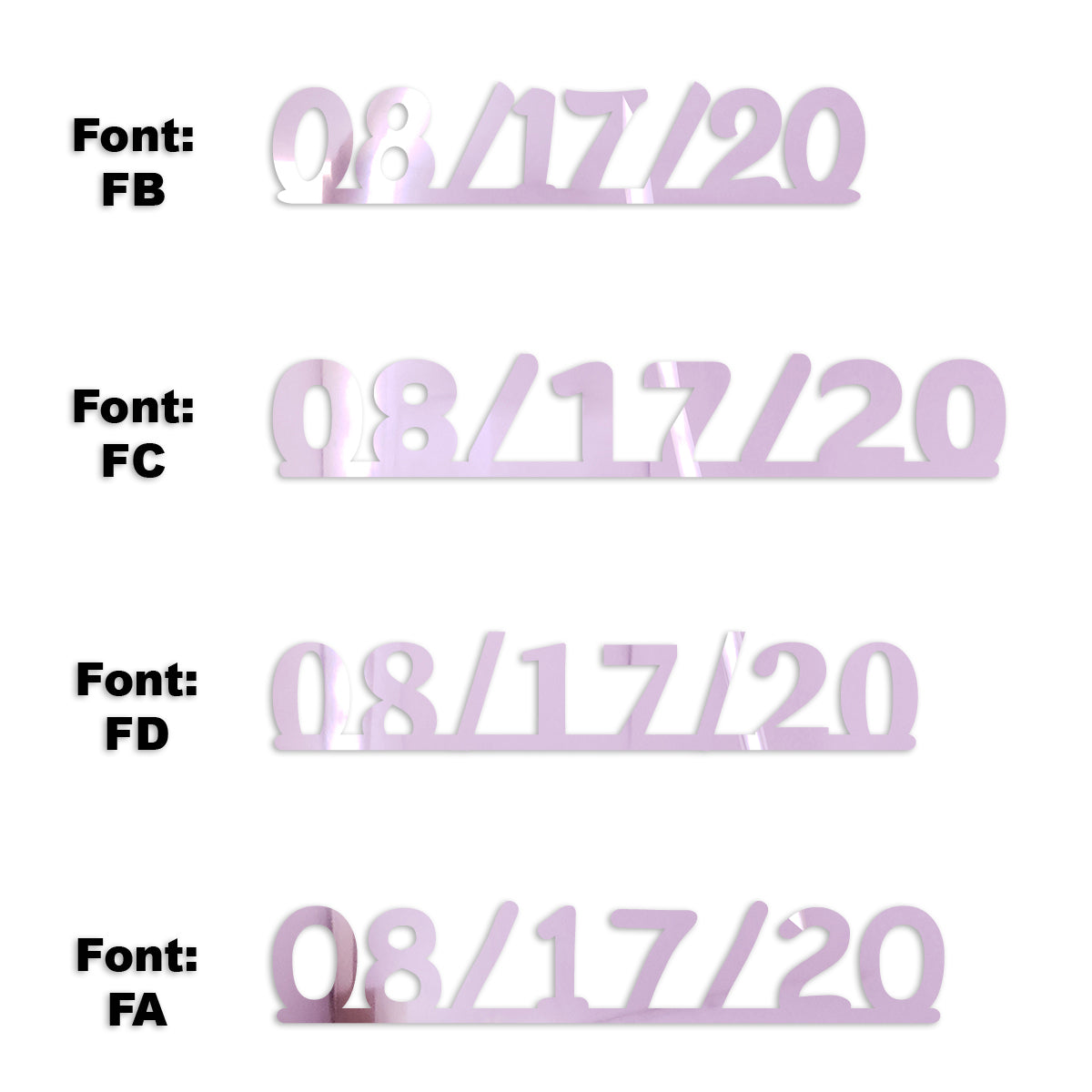 Custom-Fetti Date - 08/17/24 or 08/17/25  Pink