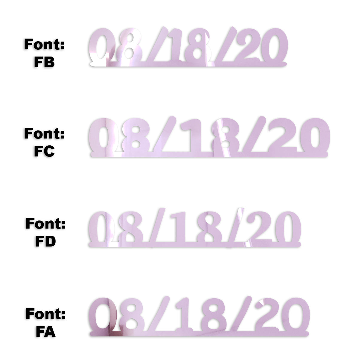 Custom-Fetti Date - 08/18/24 or 08/18/25  Pink