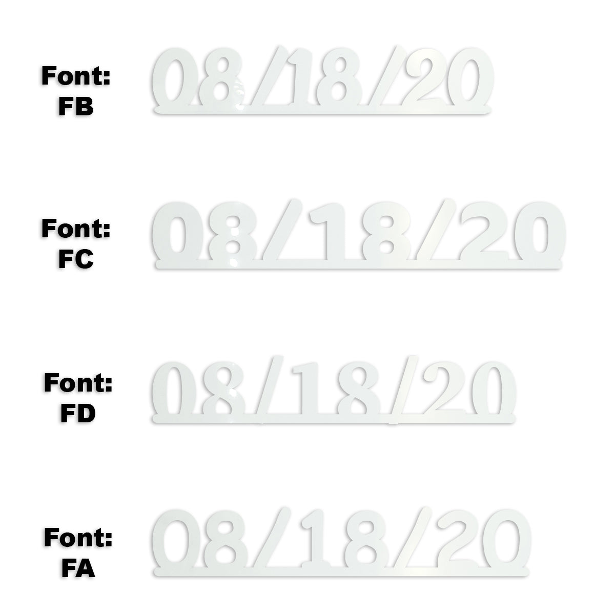 Custom-Fetti Date - 08/18/24 or 08/18/25  White