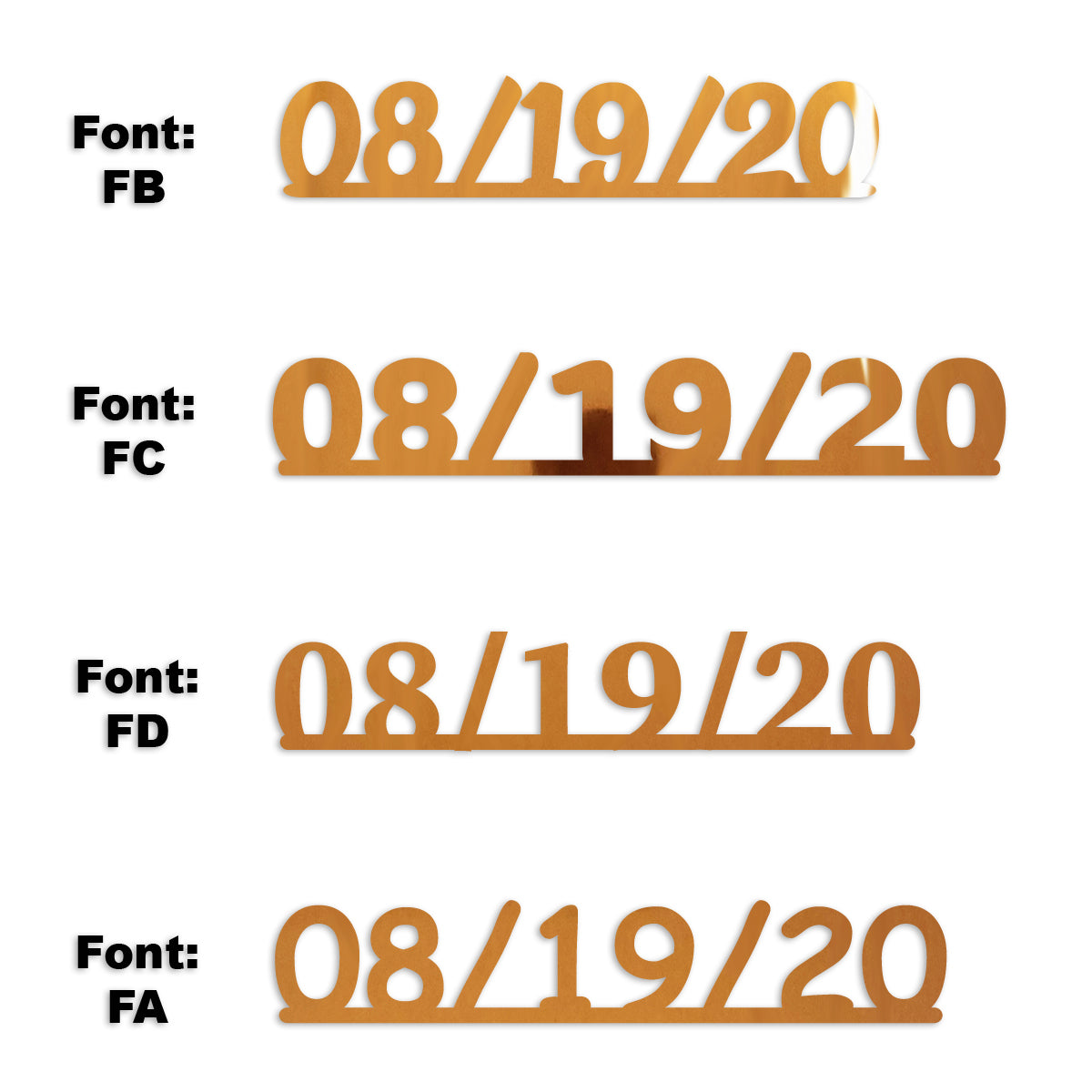 Custom-Fetti Date - 08/19/24 or 08/19/25  Orange