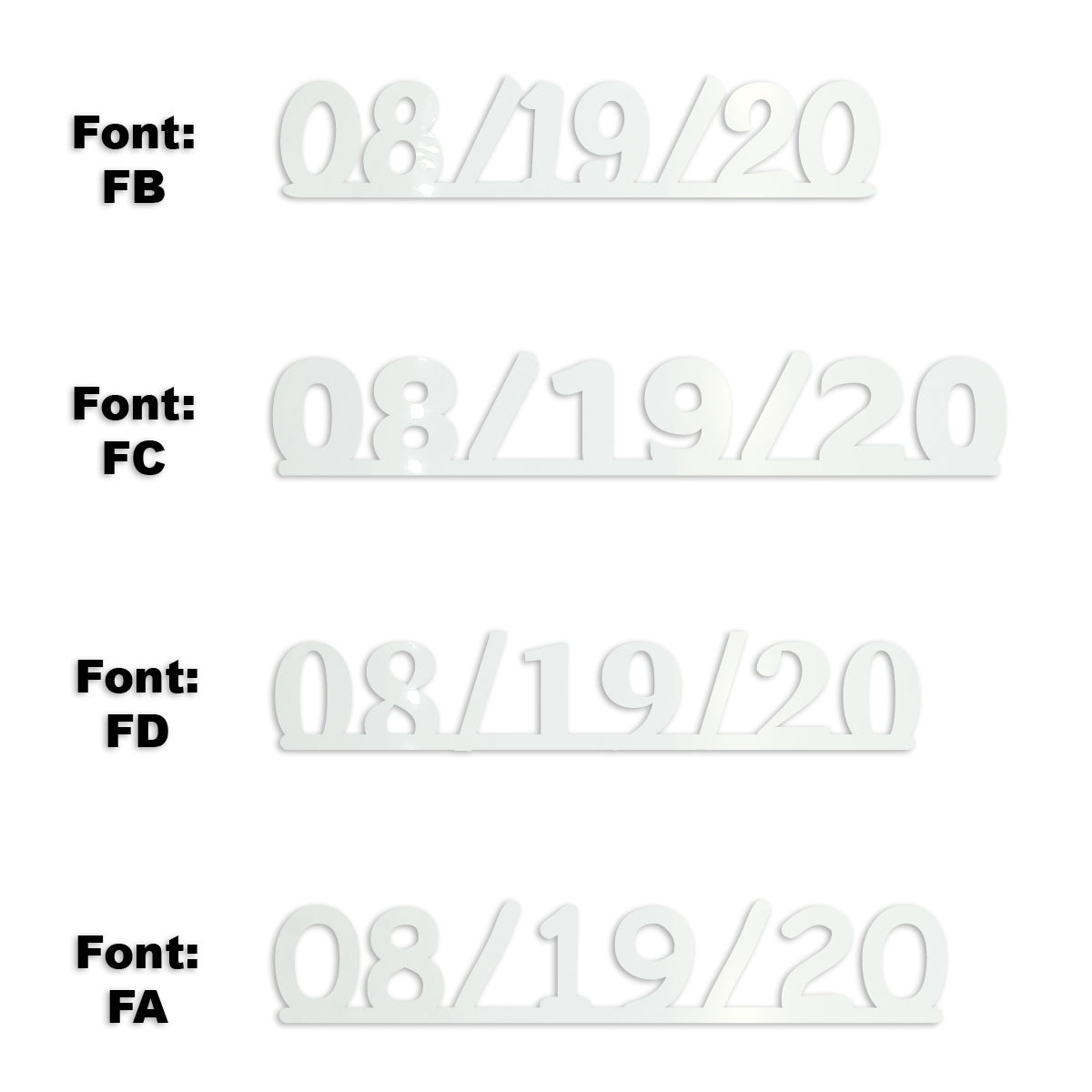 Custom-Fetti Date - 08/19/24 or 08/19/25  White