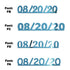 Custom-Fetti Date - 08/20/24 or 08/20/25  Blue Sky