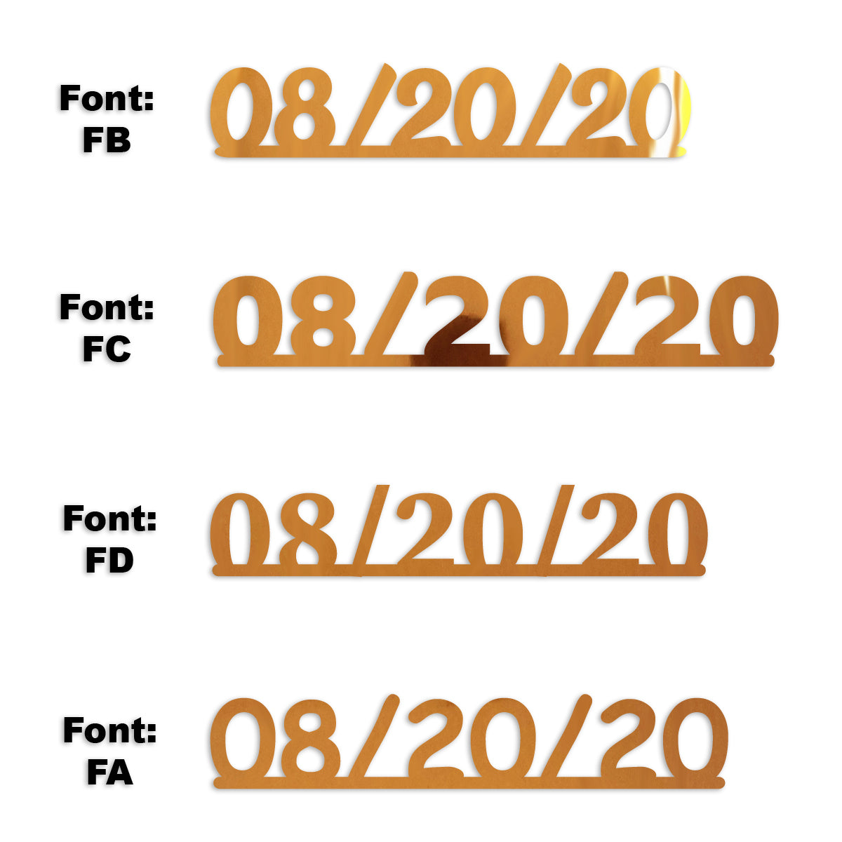 Custom-Fetti Date - 08/20/24 or 08/20/25  Orange
