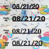 Custom-Fetti Date - 08/21/24 or 08/21/25  Black