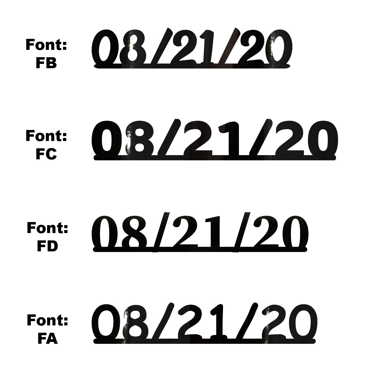 Custom-Fetti Date - 08/21/24 or 08/21/25  Black