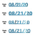 Custom-Fetti Date - 08/21/24 or 08/21/25  Blue Sky