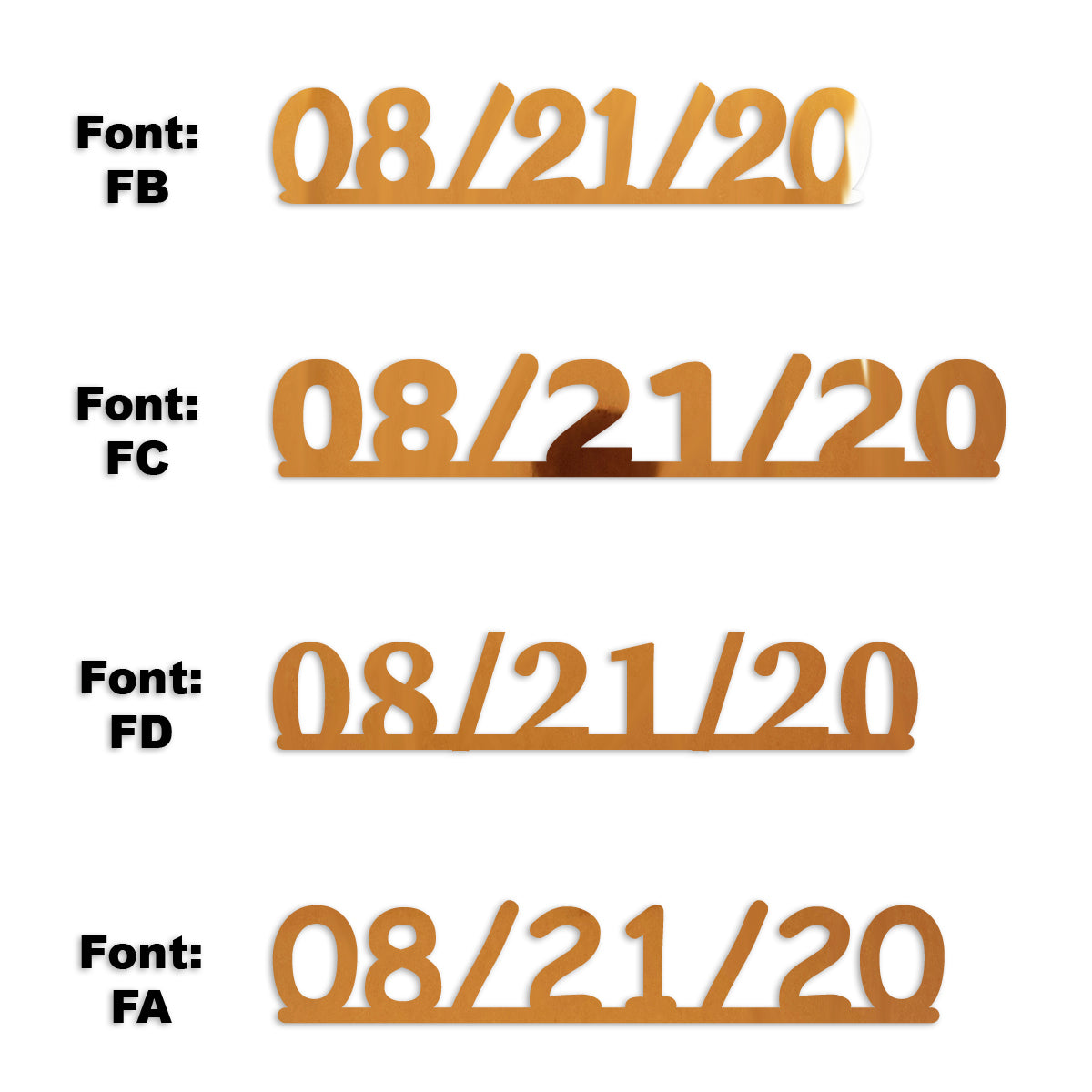 Custom-Fetti Date - 08/21/24 or 08/21/25  Orange