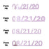 Custom-Fetti Date - 08/21/24 or 08/21/25  Pink