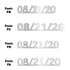 Custom-Fetti Date - 08/21/24 or 08/21/25  Silver