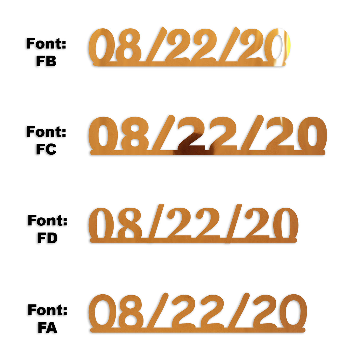 Custom-Fetti Date - 08/22/24 or 08/22/25  Orange