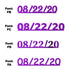 Custom-Fetti Date - 08/22/24 or 08/22/25  Purple
