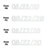Custom-Fetti Date - 08/22/24 or 08/22/25  White