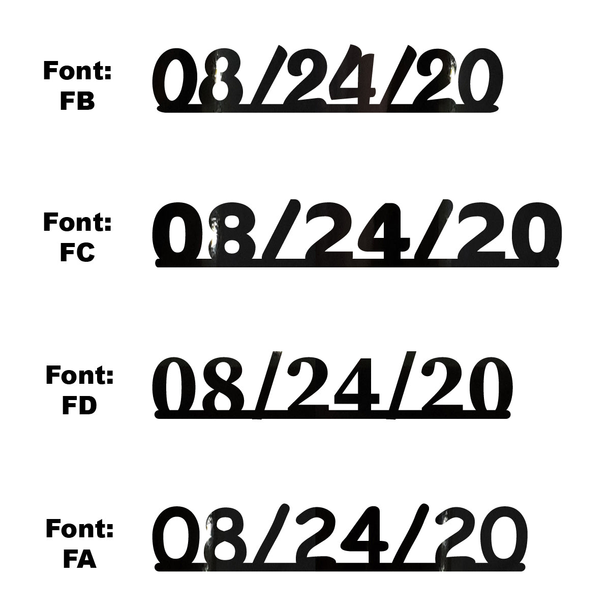 Custom-Fetti Date - 08/24/24 or 08/24/25  Black