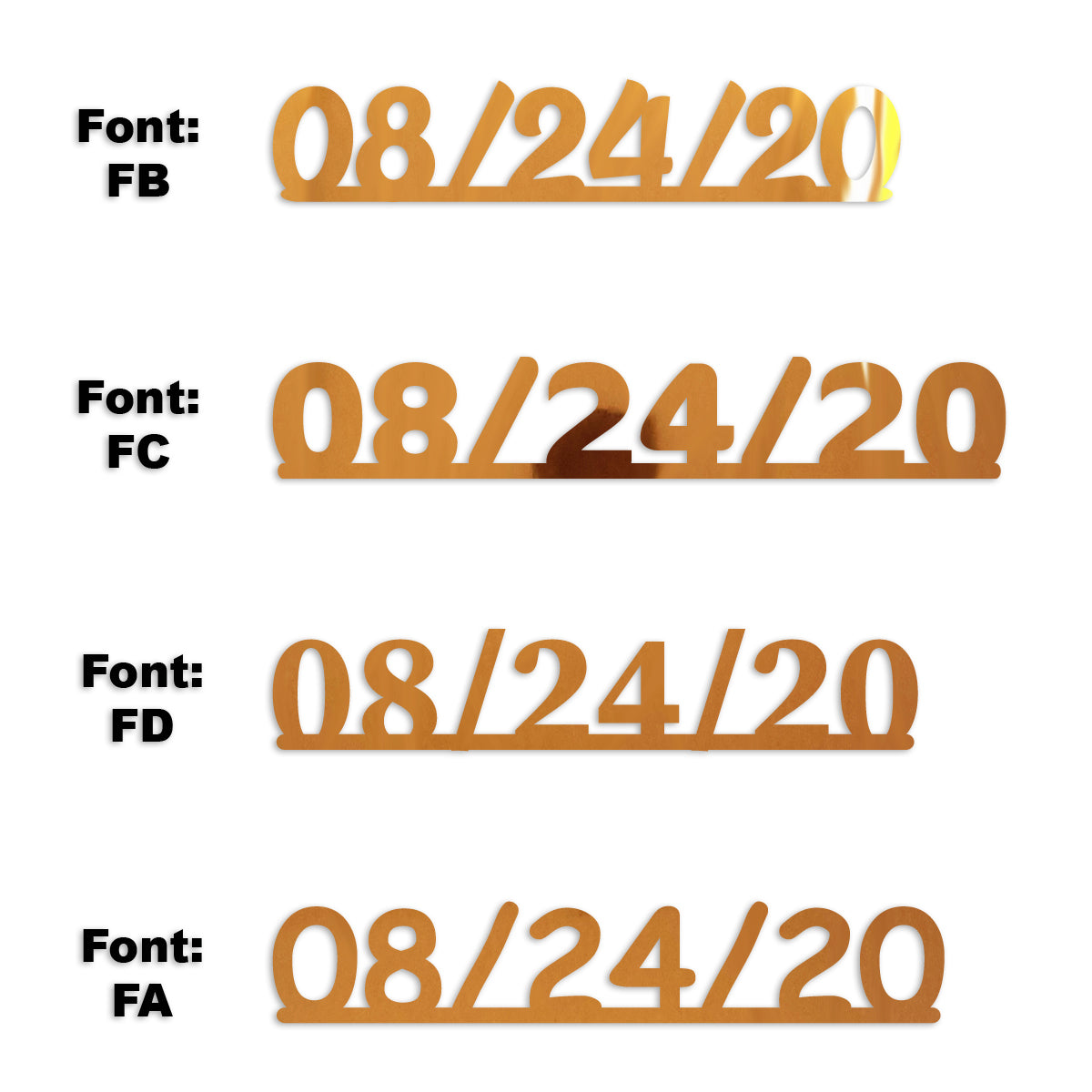 Custom-Fetti Date - 08/24/24 or 08/24/25  Orange