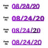 Custom-Fetti Date - 08/24/24 or 08/24/25  Purple