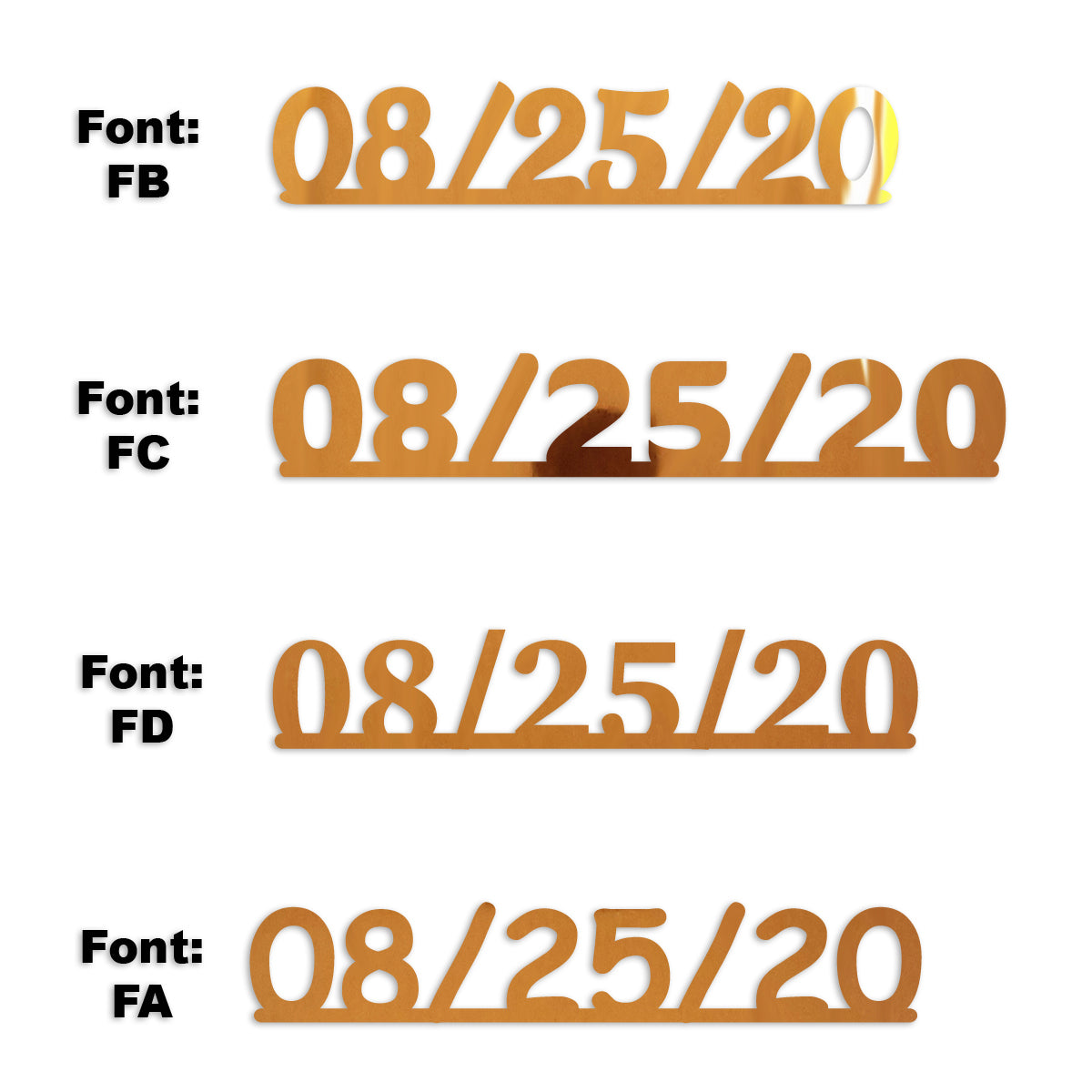 Custom-Fetti Date - 08/25/24 or 08/25/25  Orange