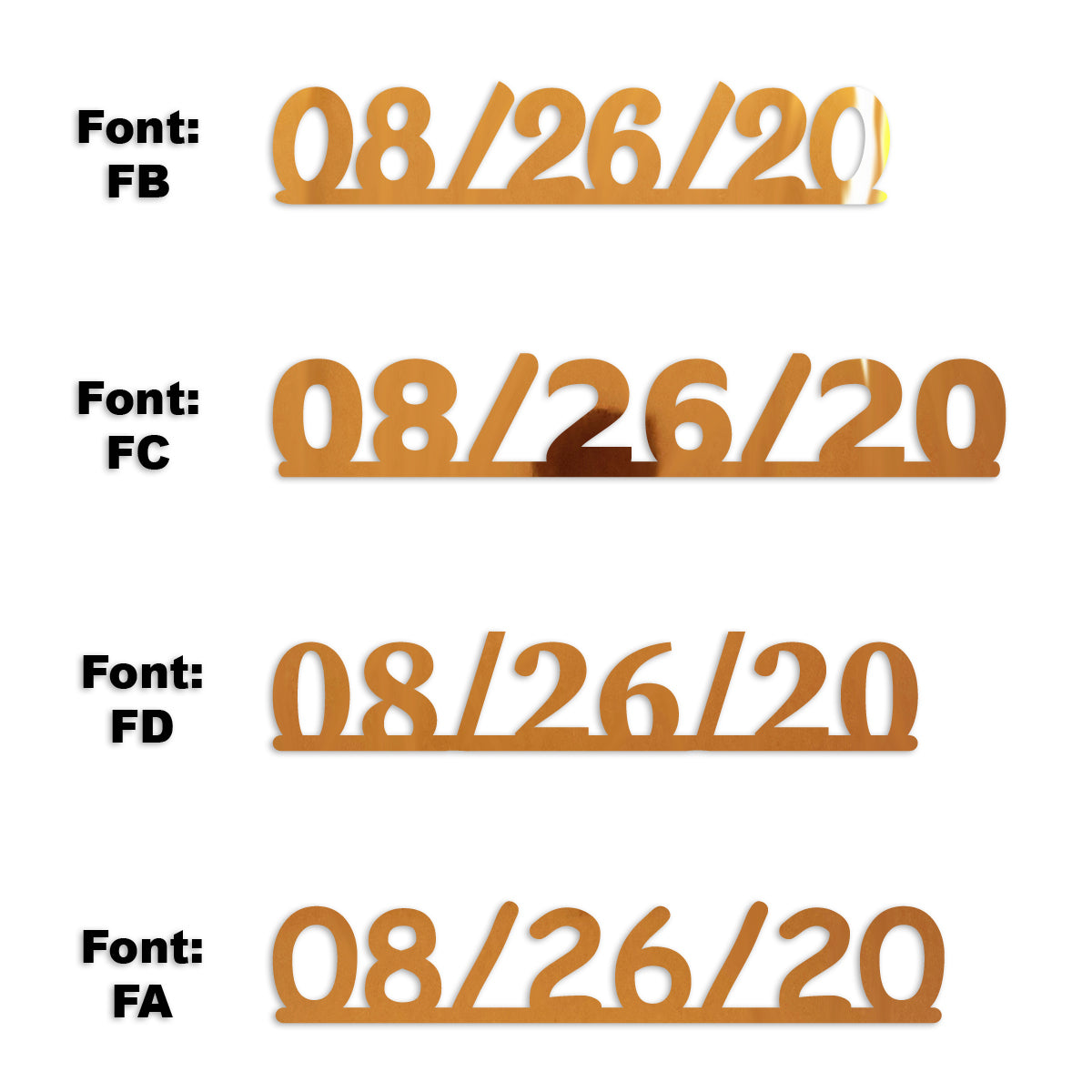 Custom-Fetti Date - 08/26/24 or 08/26/25  Orange