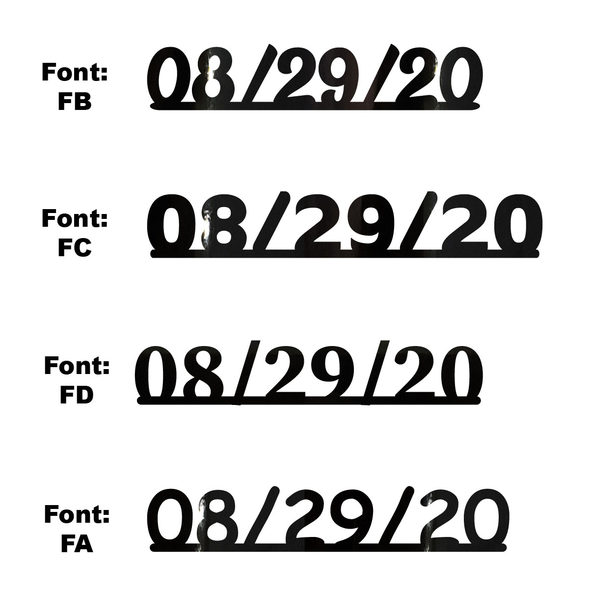 Custom-Fetti Date - 08/29/24 or 08/29/25  Black