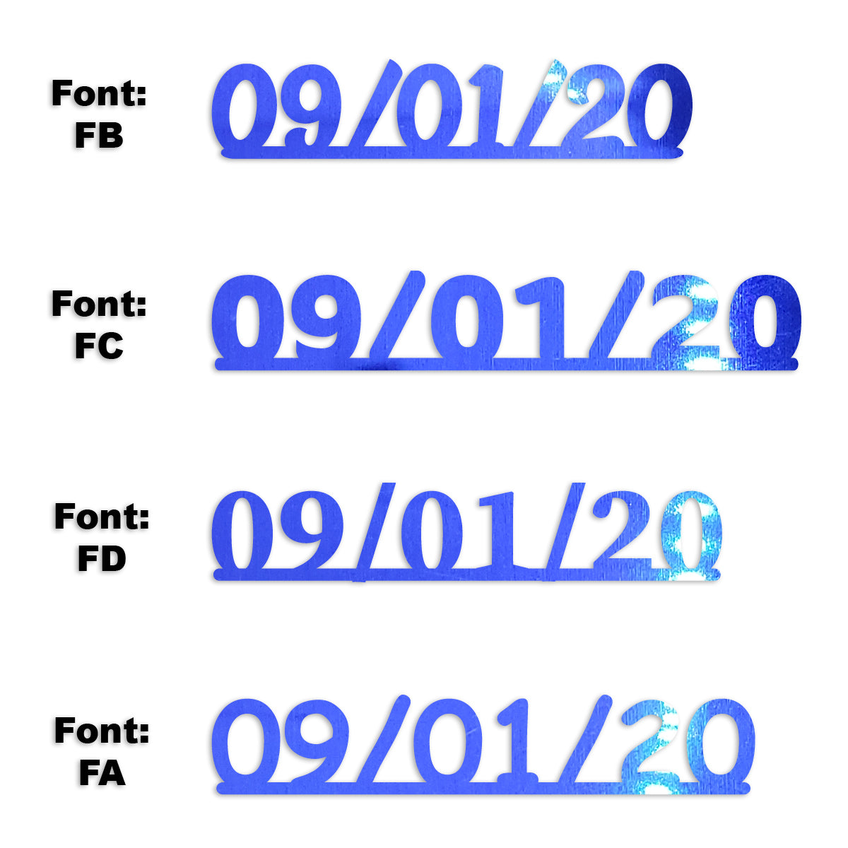 Custom-Fetti Date - 09/01/24 or 09/01/25  Blue Royal