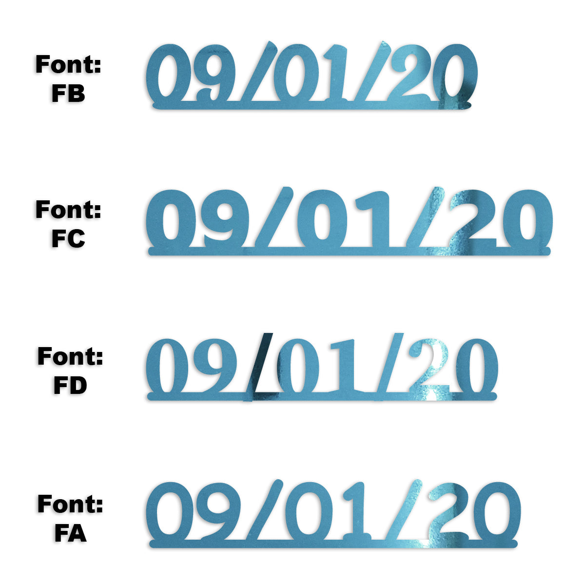Custom-Fetti Date - 09/01/24 or 09/01/25  Blue Sky