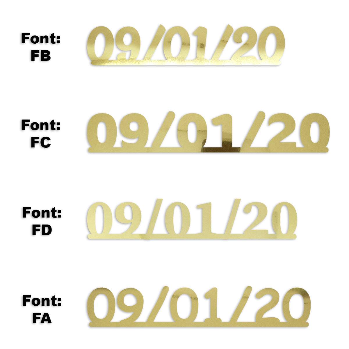 Custom-Fetti Date - 09/01/24 or 09/01/25  Gold