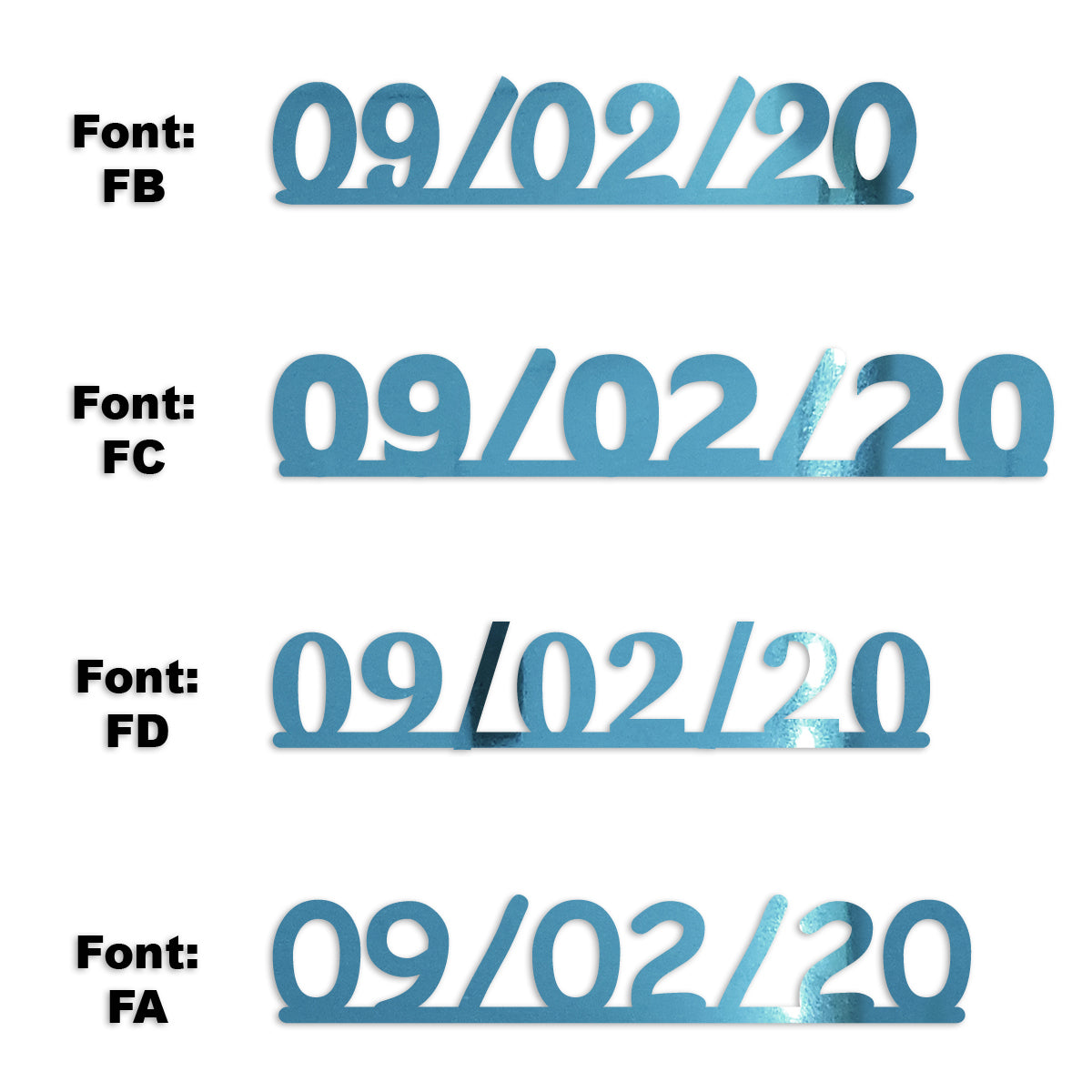 Custom-Fetti Date - 09/02/24 or 09/02/25  Blue Sky
