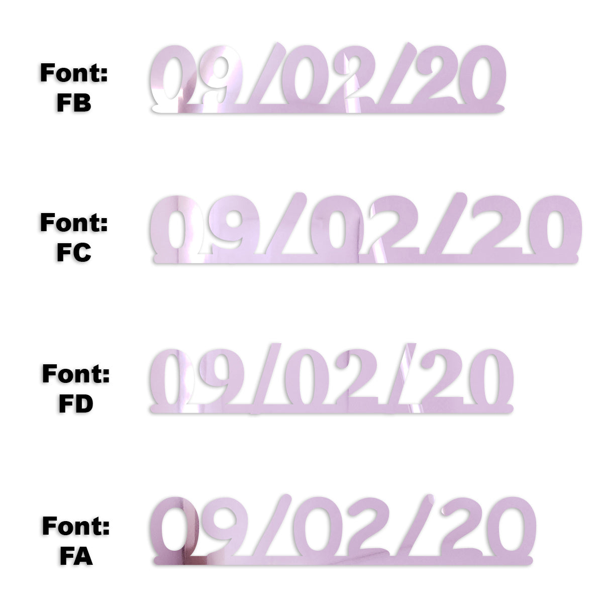 Custom-Fetti Date - 09/02/24 or 09/02/25  Pink