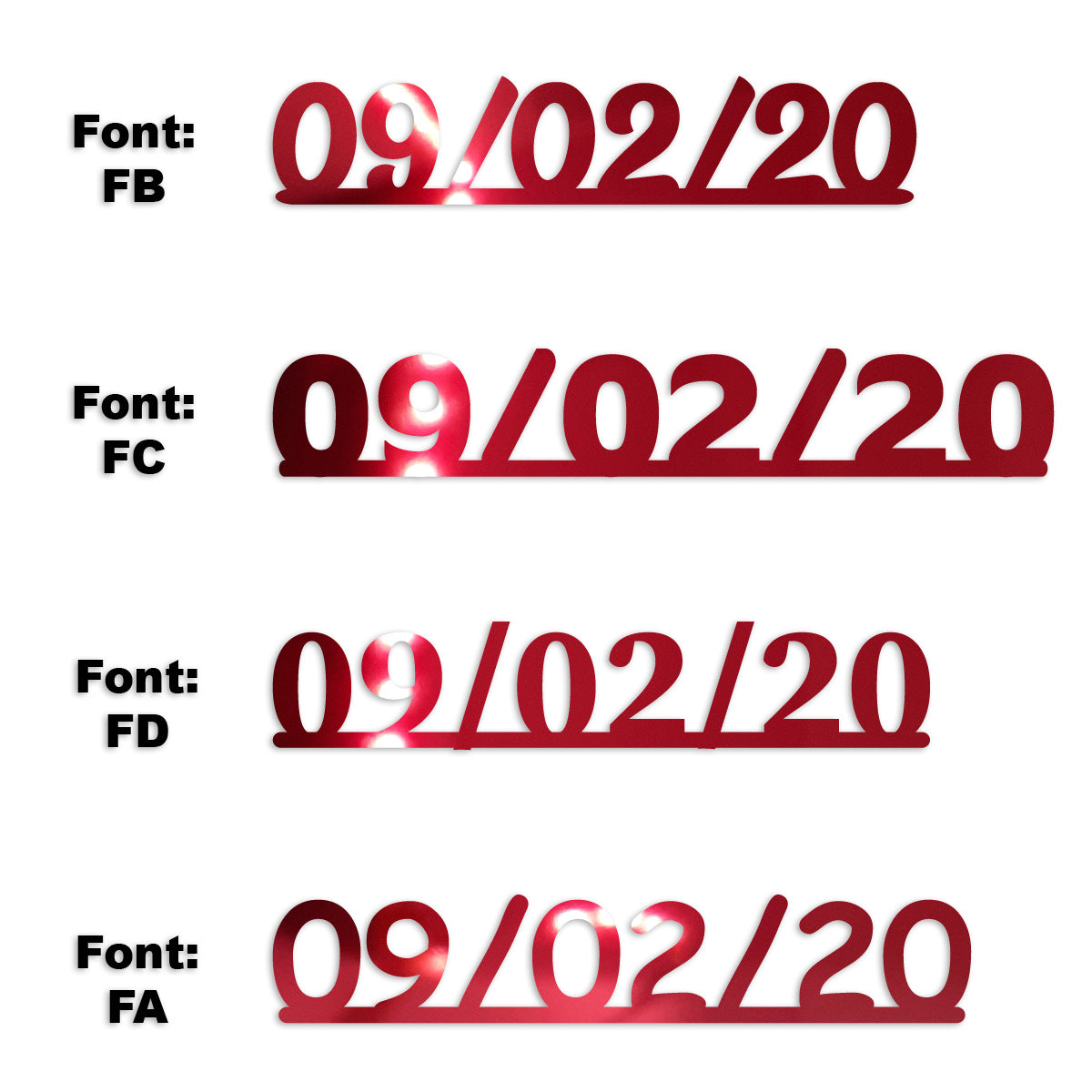Custom-Fetti Date - 09/02/24 or 09/02/25  Red