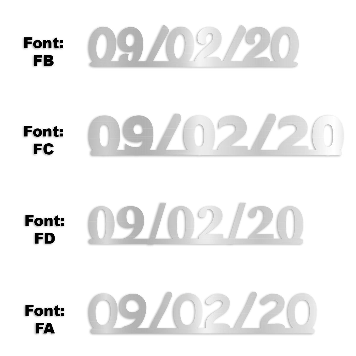 Custom-Fetti Date - 09/02/24 or 09/02/25  Silver
