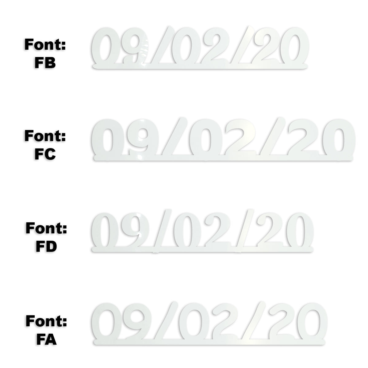 Custom-Fetti Date - 09/02/24 or 09/02/25  White