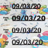 Custom-Fetti Date - 09/03/24 or 09/03/25  Black