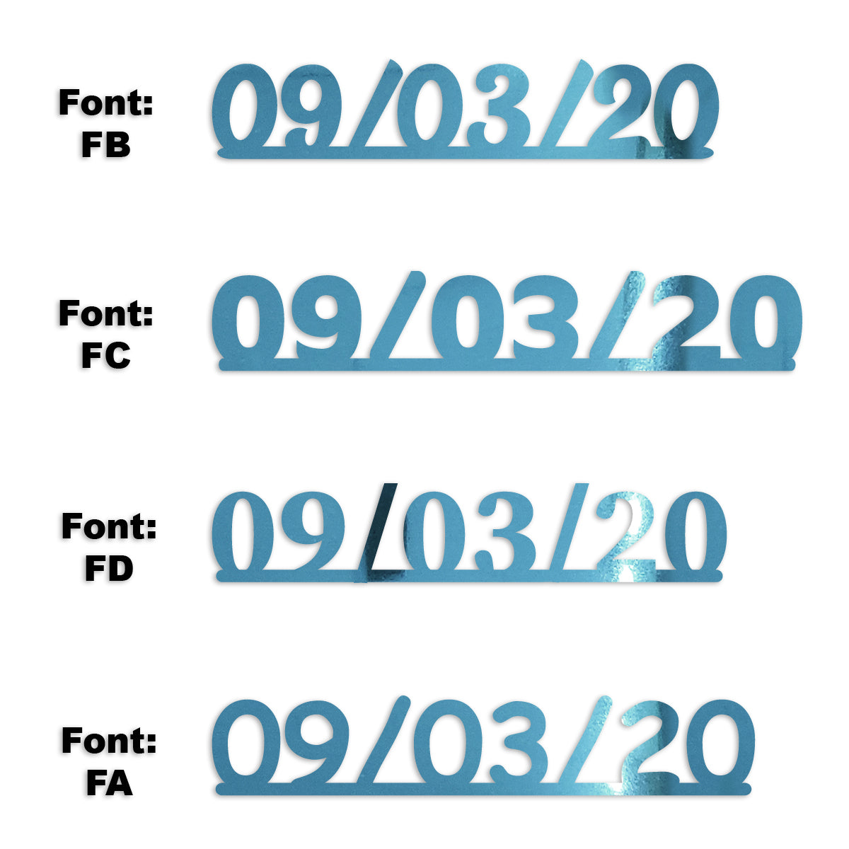 Custom-Fetti Date - 09/03/24 or 09/03/25  Blue Sky