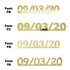 Custom-Fetti Date - 09/03/24 or 09/03/25  Gold