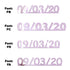 Custom-Fetti Date - 09/03/24 or 09/03/25  Pink