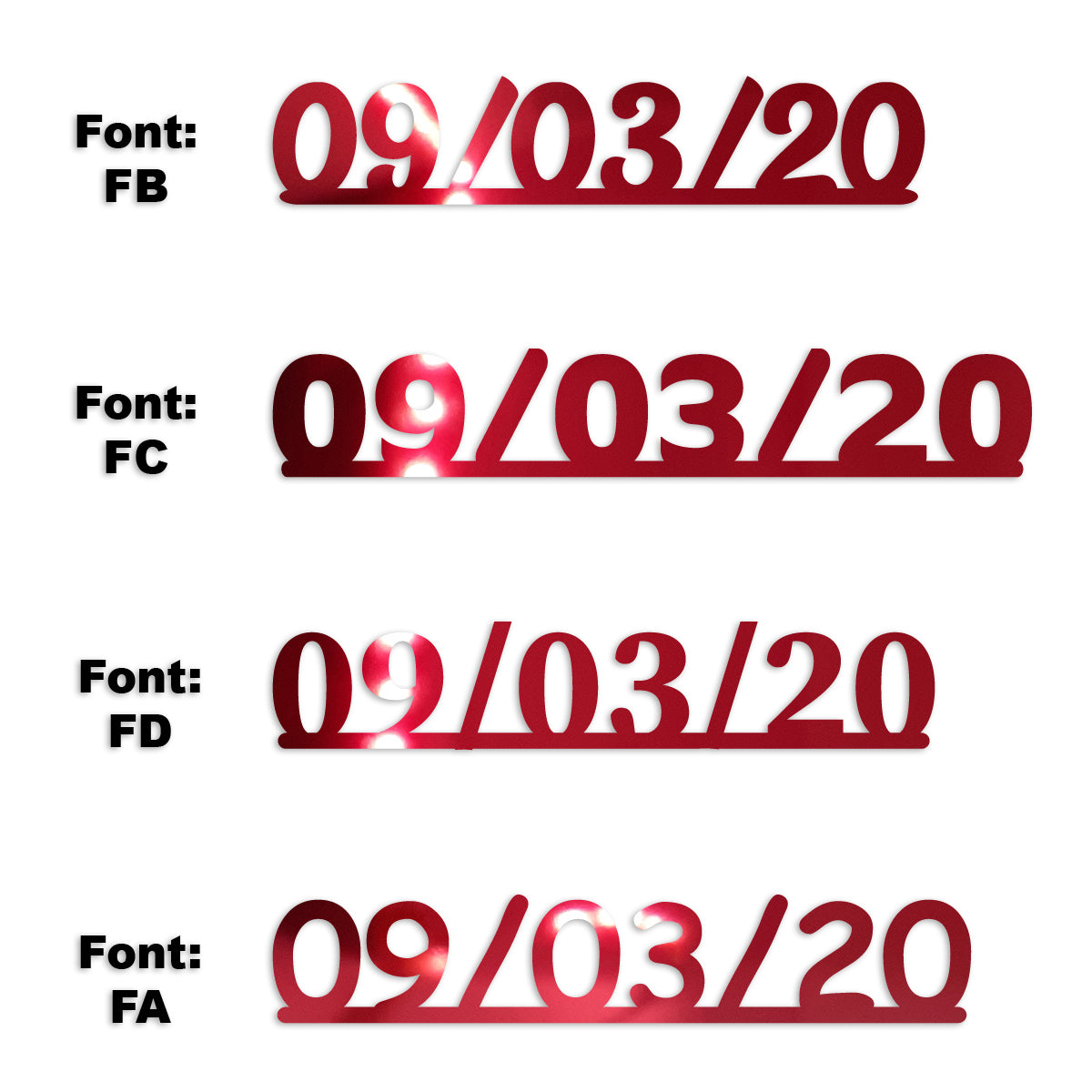 Custom-Fetti Date - 09/03/24 or 09/03/25  Red