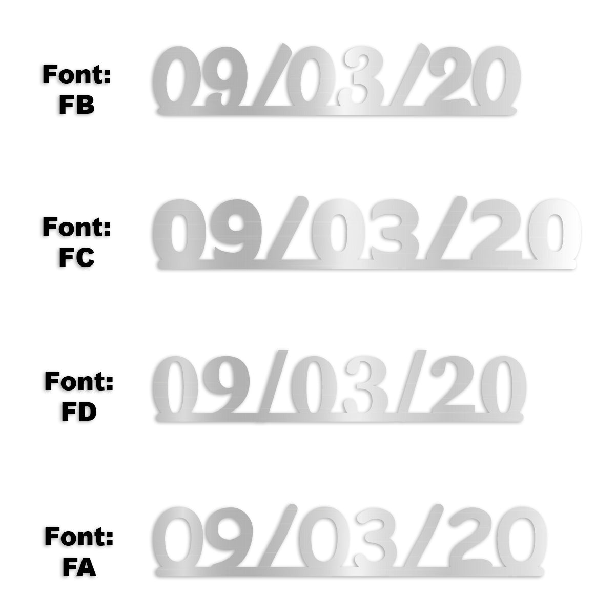 Custom-Fetti Date - 09/03/24 or 09/03/25  Silver