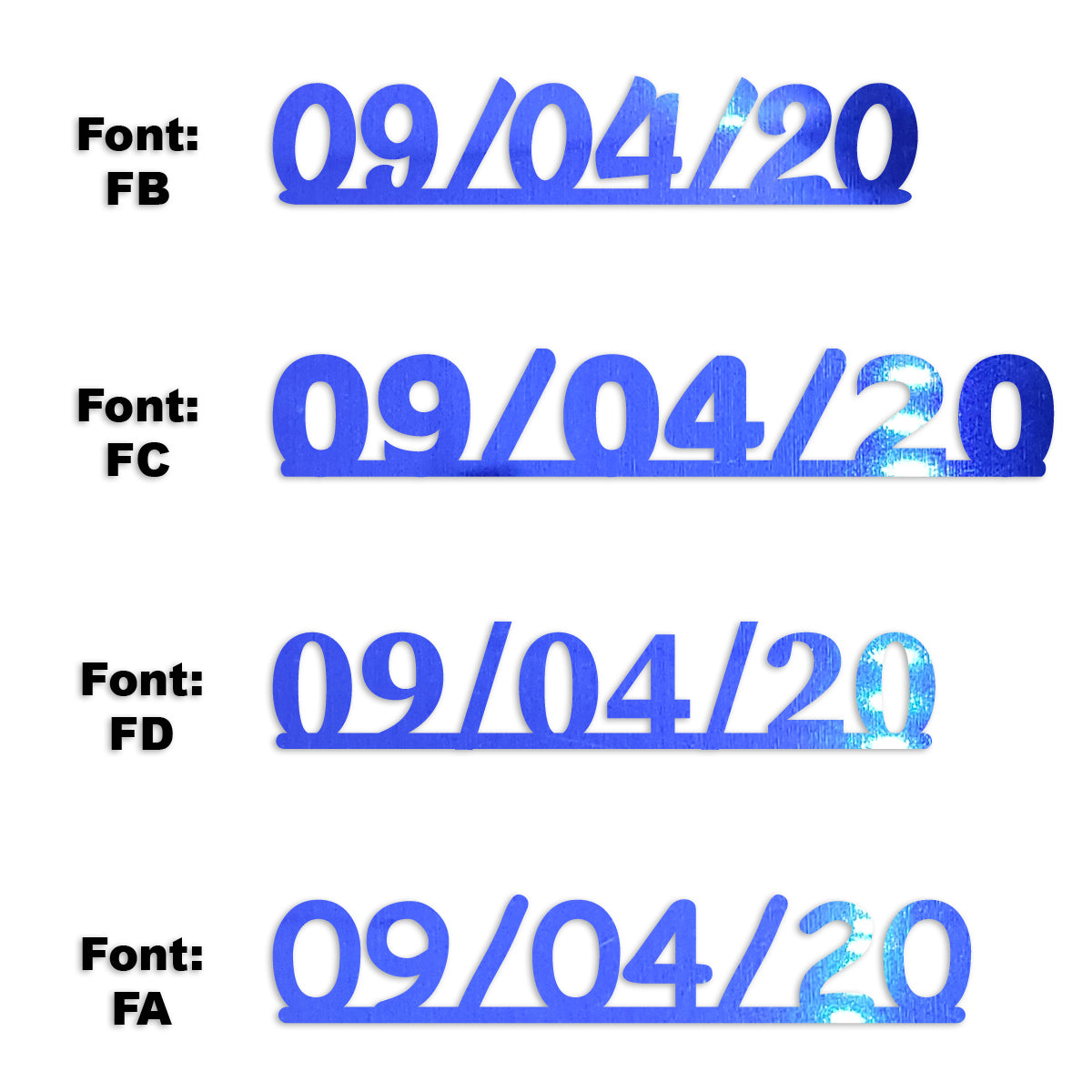 Custom-Fetti Date - 09/04/24 or 09/04/25  Blue Royal