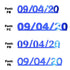 Custom-Fetti Date - 09/04/24 or 09/04/25  Blue Royal