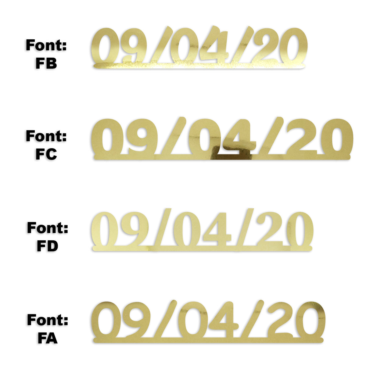 Custom-Fetti Date - 09/04/24 or 09/04/25  Gold
