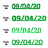 Custom-Fetti Date - 09/04/24 or 09/04/25  Green