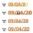 Custom-Fetti Date - 09/04/24 or 09/04/25  Orange