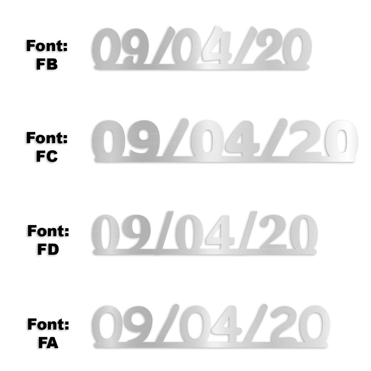 Custom-Fetti Date - 09/04/24 or 09/04/25  Silver