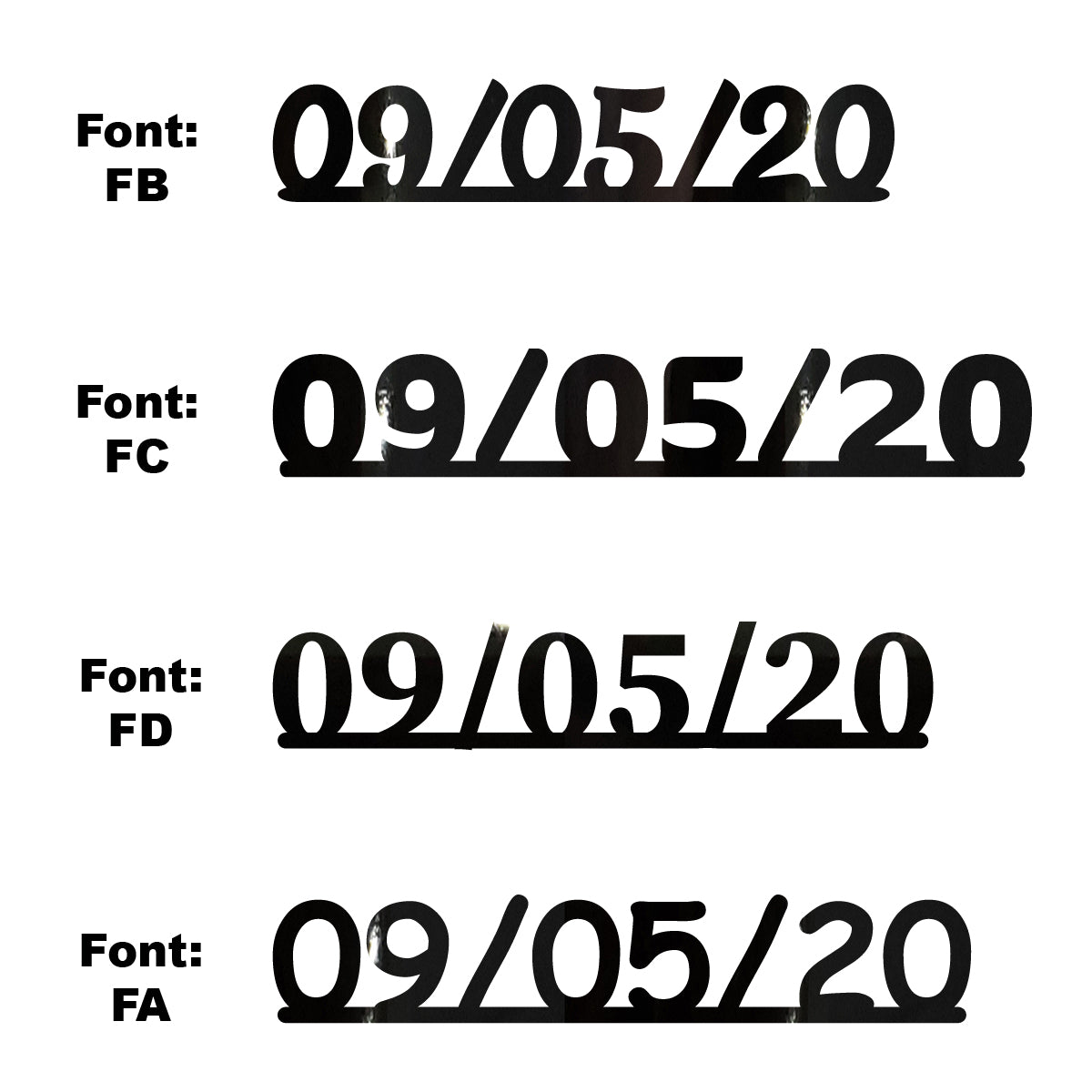 Custom-Fetti Date - 09/05/24 or 09/05/25  Black