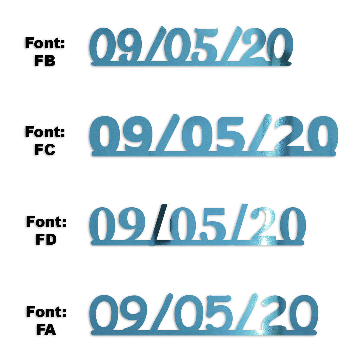 Custom-Fetti Date - 09/05/24 or 09/05/25  Blue Sky