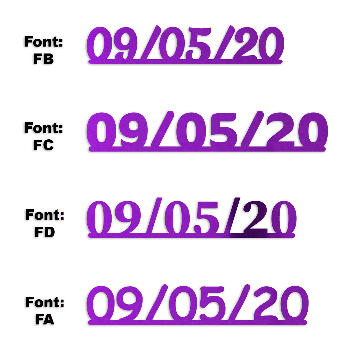 Custom-Fetti Date - 09/05/24 or 09/05/25  Purple