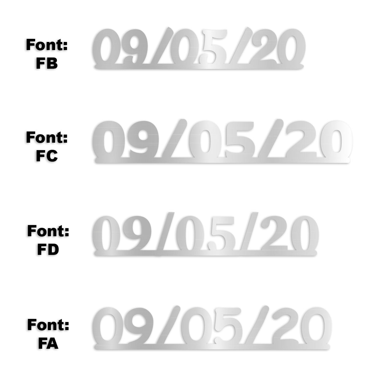 Custom-Fetti Date - 09/05/24 or 09/05/25  Silver