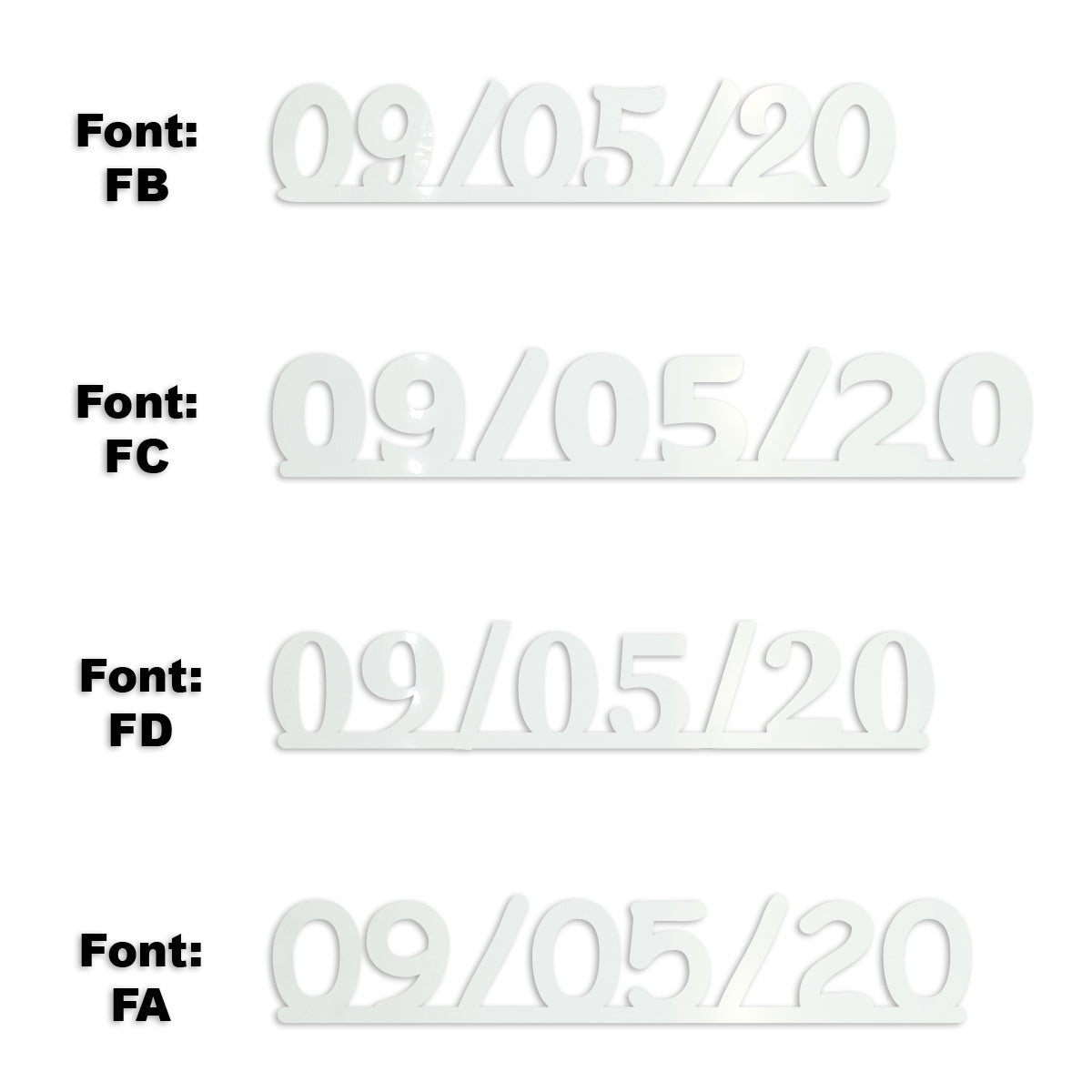 Custom-Fetti Date - 09/05/24 or 09/05/25  White
