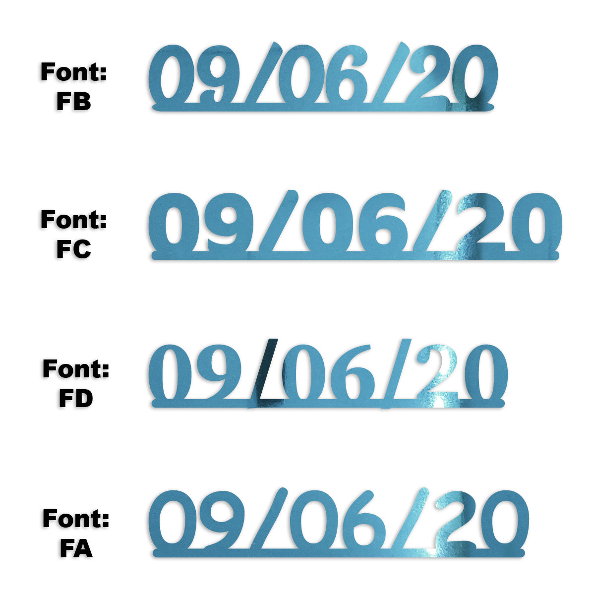 Custom-Fetti Date - 09/06/24 or 09/06/25  Blue Sky